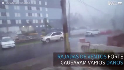 Furacão Maria causa destruição em Porto Rico