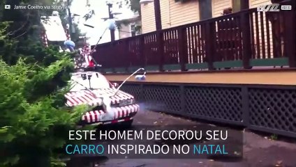 O carro mais natalino dos EUA