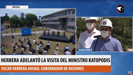 Herrera adelantó la visita del Ministro Katopodis