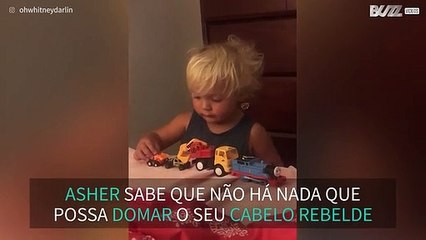 Os desabafos de um menino com cabelo rebelde