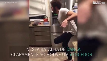 Batalha de dança acaba com queda impressionante