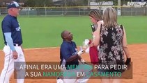 Homem finge lesão para pedir namorada em casamento