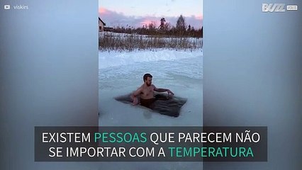 A verdadeira experiência de um mergulho de inverno