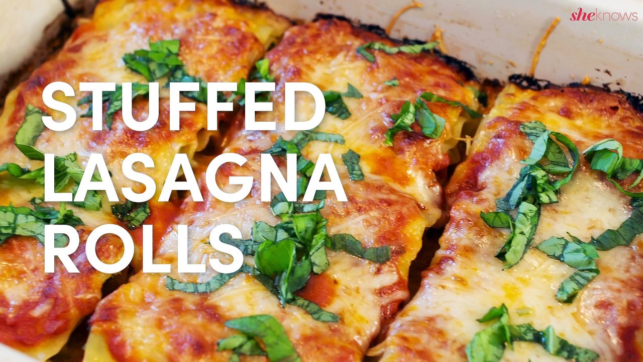 How to Make Giada De Laurentiis' Stuffed Lasagna Rolls video Dailymotion