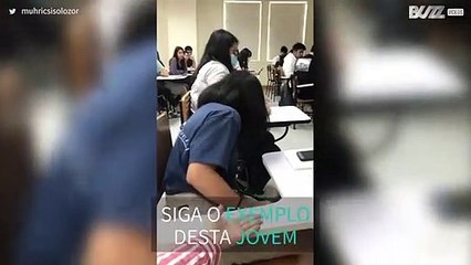 Covid-19: Estudante mostra cuidados a ter com os amigos