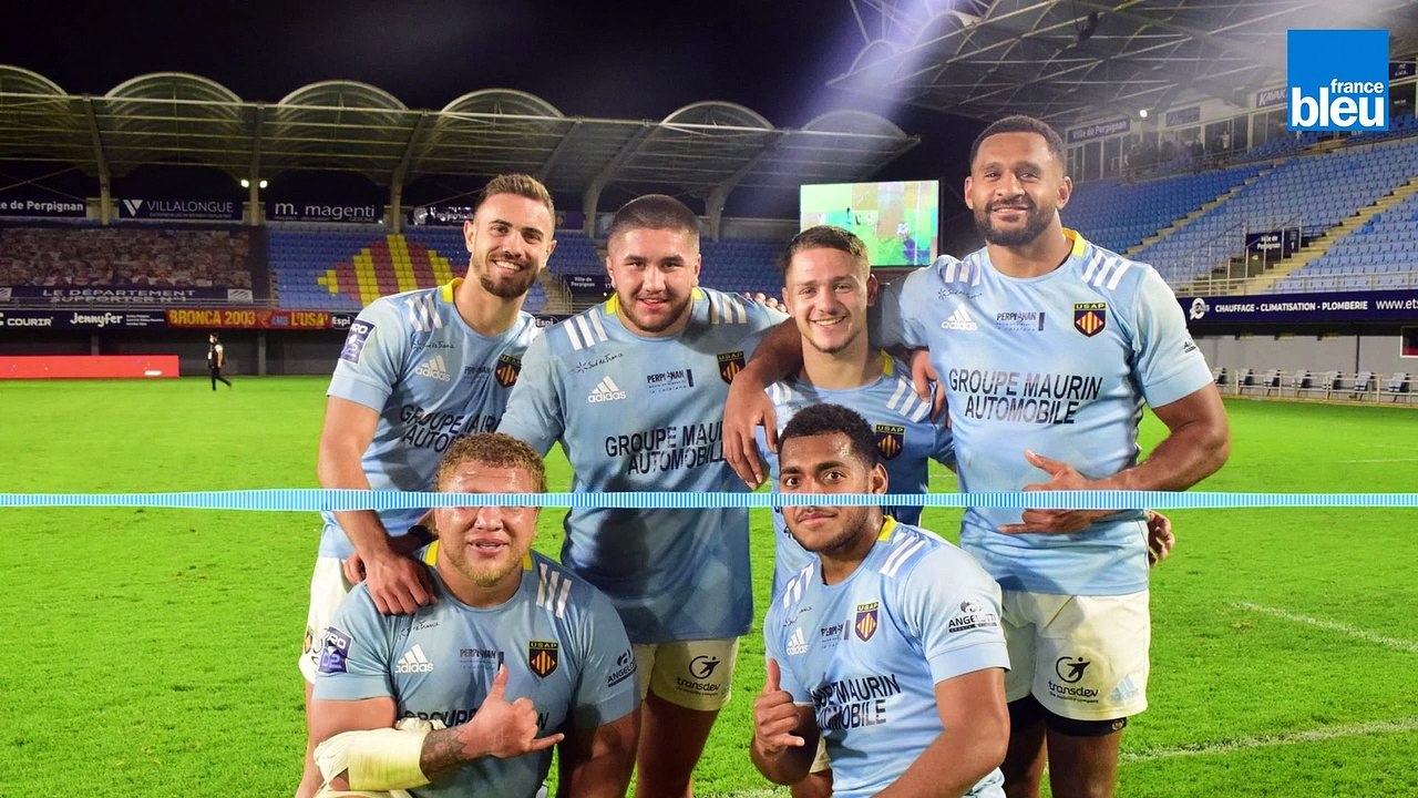 Les_débuts de_Mateo_Jeune_Joly à l'USAP avec le...