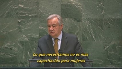 Guterres: "Debemos apoyar a las mujeres líderes en toda su diversidad y habilidades"
