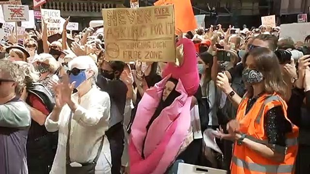 Brittany Higgins delivers powerful speech at March 4 Justice rally