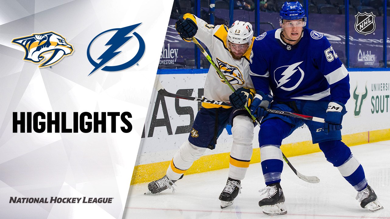 Predators @ Lightning 3/15/21 | NHL Highlights