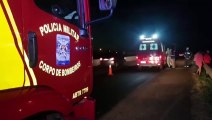 Mulher sofre fratura após cair de moto na PRc-467, em Cascavel