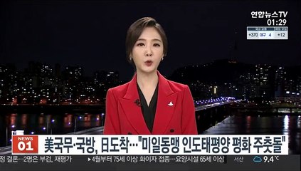 미 국무·국방, 일본 도착…"미일동맹 인도태평양 평화 주춧돌"