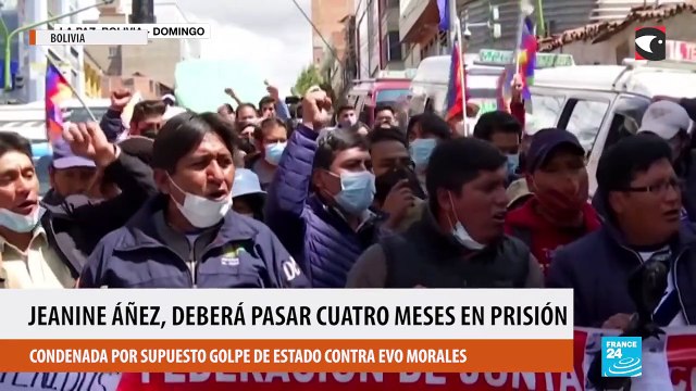 La expresidenta de facto de Bolivia, Jeanine Áñez, deberá pasar cuatro meses en prisión preventiva