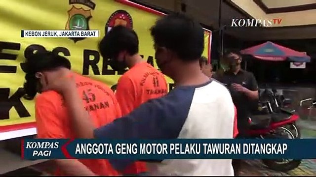 4 Pelaku Tawuran Geng Motor Dibekuk, Sejumlah Senjata Tajam Disita