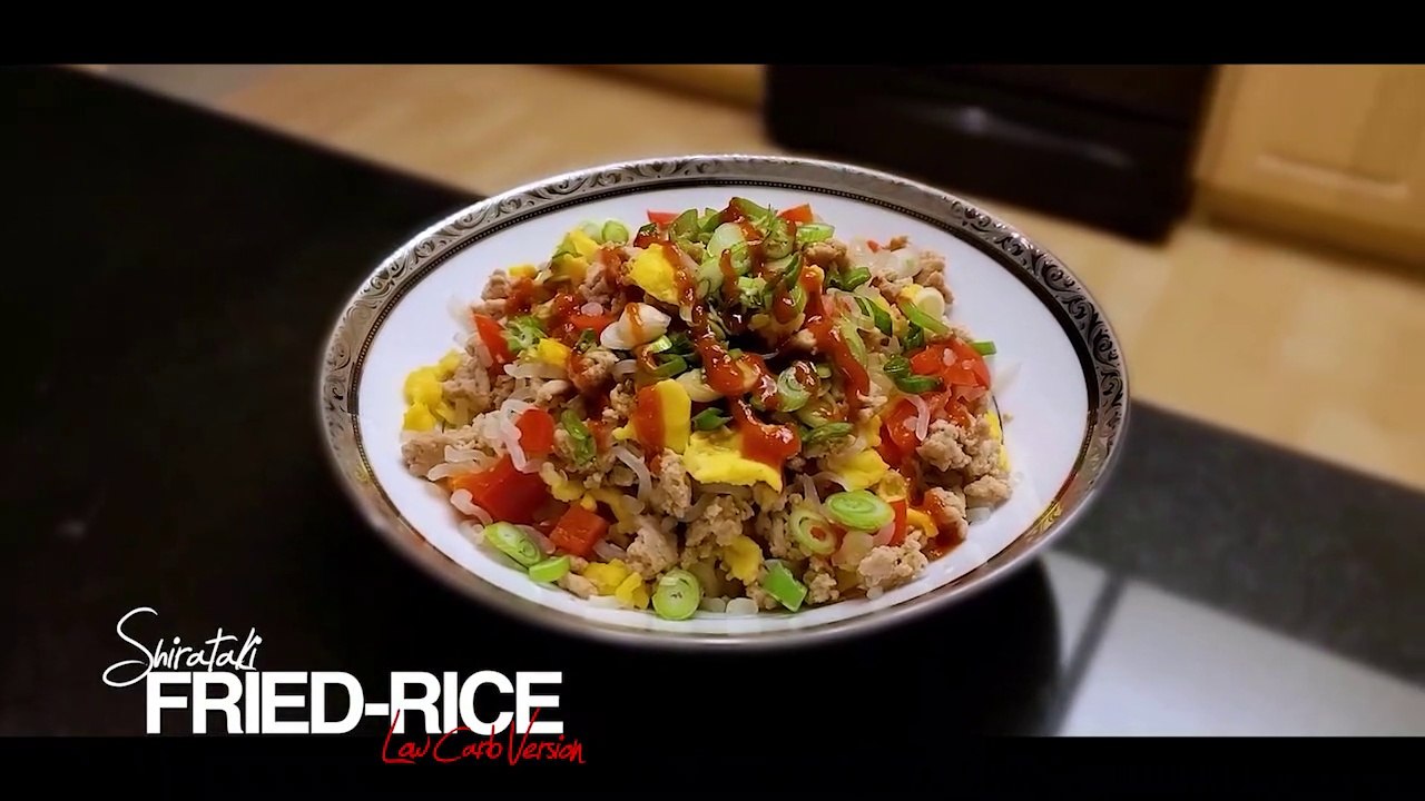 Fried Rice w/Shirataki Rice(LowCarb) VS Buckwhe...
