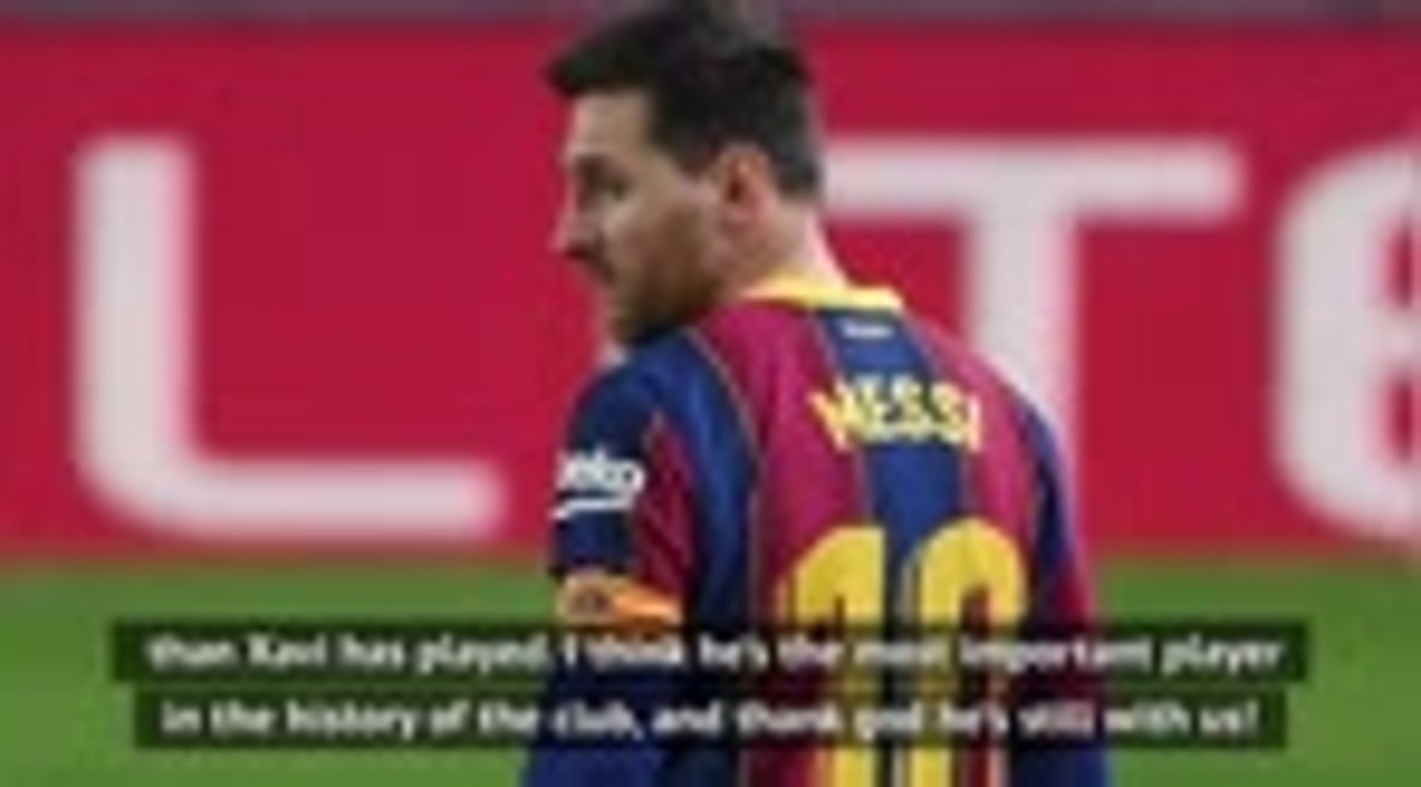 Thank god Barca still has Messi! Koeman