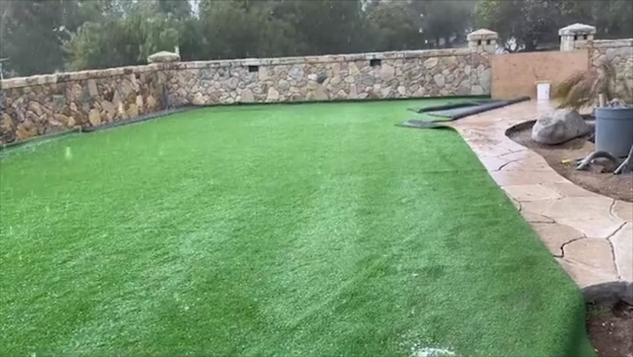 Southern California pelted by hail amid thunderstorms