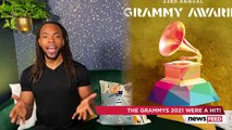 Megan Thee Stallion STUCK In Her Seat At The Grammys!