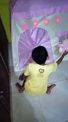 Video Bermain rumah-rumahan sama Adik 16 Maret 2021