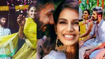 Jasprit Bumrah Sanjana Ganesan Wedding Inside Pics | Haldi, Mehndi, Sangeet Pictures | Boldsky