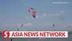 The Straits Times | Singapore kiteboarders chasing the wind