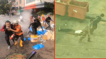 Ordunun yönetime el koyduğu Myanmar'da kanlı pazar: 59 protestocu hayatını kaybetti