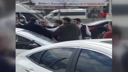 BURSA Gençlerin 'Omuz atma' tartışması kameraya yansıdı