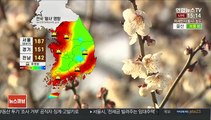 [날씨] 전국 황사 영향…미세먼지농도 '나쁨~매우 나쁨'