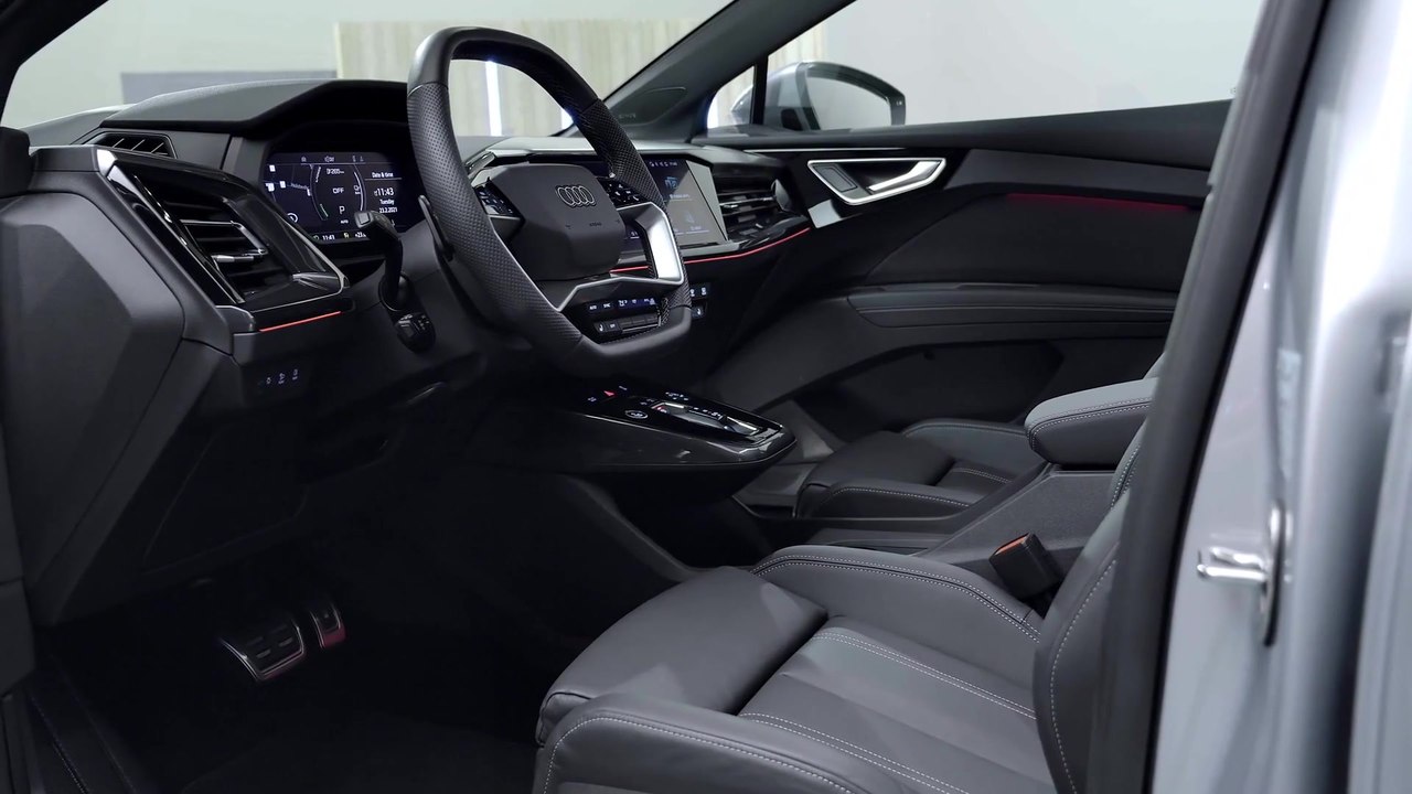 Der Audi Q4 e-tron - Progressiv und luftig - das Interieurdesign