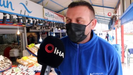 Balık tezgahlarında balık bolluğu