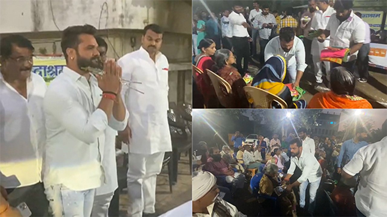 पैर छूकर,हाथों से खाना खिलाकर खेसारी लाल का जन्मदिन मनाने के इस अंदाज ने जीता दिल