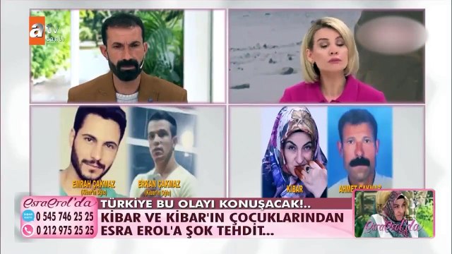 Canlı yayında Esra Erol'a ölüm tehdidi