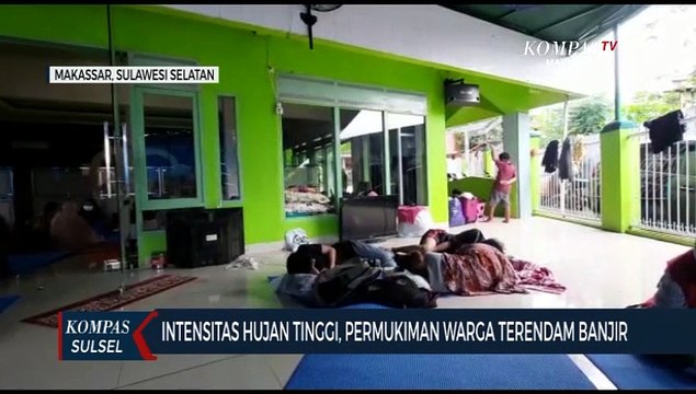 Intensitas Hujan Tinggi, Permukiman Warga Terendam Banjir
