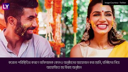Jasprit Bumrah Marries Sanjana Ganeshan: টেলিভিশন সঞ্চালিকা সঞ্জনার সঙ্গে সাতপাকে বাঁধা পড়লেন জসপ্রীত বুমরাহ