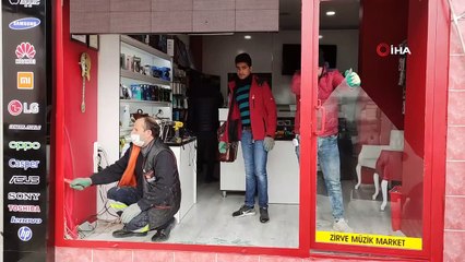 Çorum’da iş yerini pompalı tüfek ve tabancayla böyle kurşunladılar