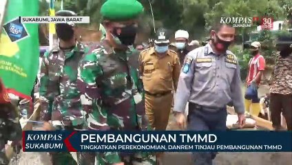 Tingkatkan Perekonomian, DANREM Tinjau Pembangunan TMMD
