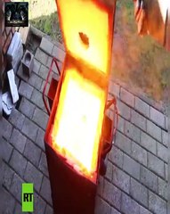 Lava vs. hielo seco ¿quien ganara  - ¿Qué pasará si se vierte lava a 1.400 °C sobre...