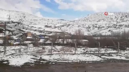 - Şuhut'ta yüksek kesimler beyaza büründü