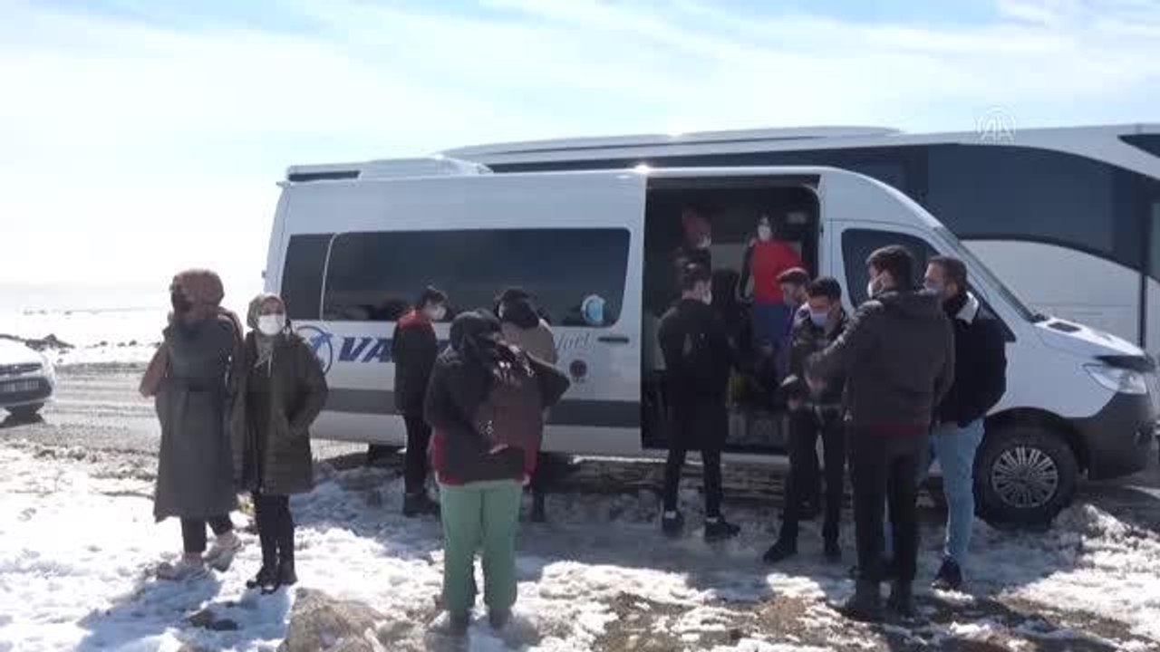 Van'da gönüllüler, jandarmanın desteğiyle sokak hayvanları için 20 kulübe yaptı