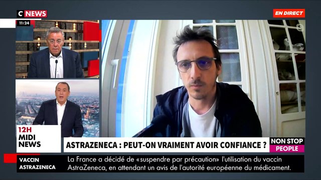 Le Dr Fouché met le feu sur le plateau de Morandini Live ce matin sur CNews en affirmant que le vaccin AstraZeneca est dangereux - VIDEO