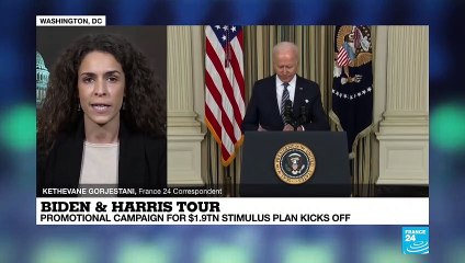 Biden & Harris tour: Promotional campaign for $1.9  trillion relief plan kicks off
