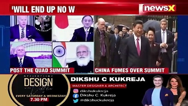 QUAD Summit Rattles China Asks QUAD To Avoid 'Cold War Mentality' NewsX