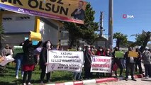 Mersin'de vatandaşlar çocuk istismarını protesto etti
