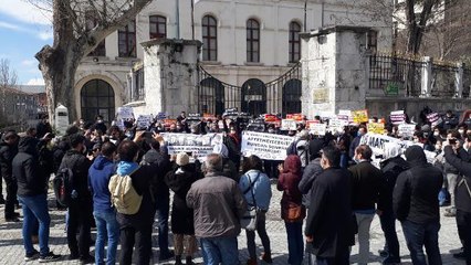 BEYAZIT'TA 16 MART VE HALEPÇE PROTESTOSU