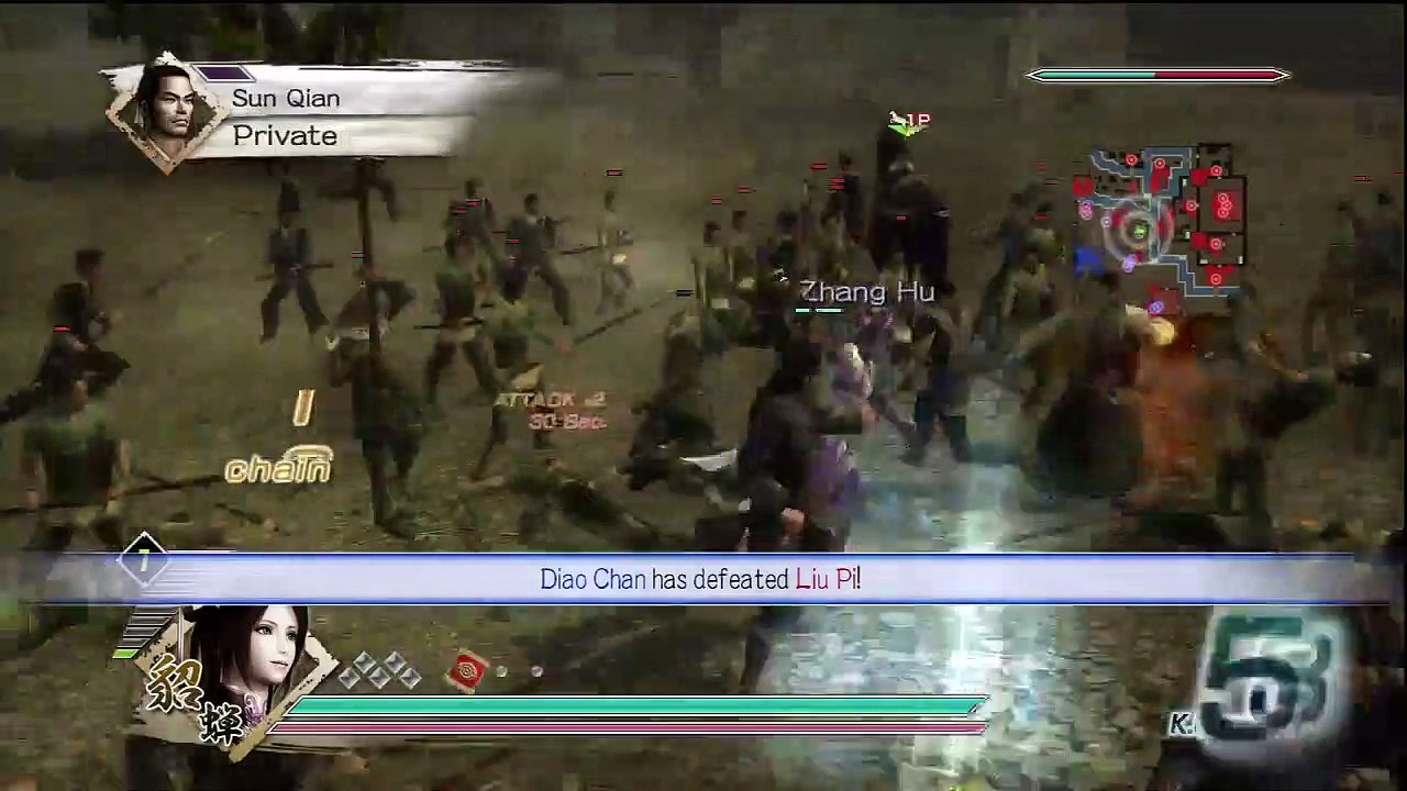 Dynasty Warriors 6 Diao Chan Ep. 1 Chapter 1 - Battle Of Xia Pi (Eng. Ver)