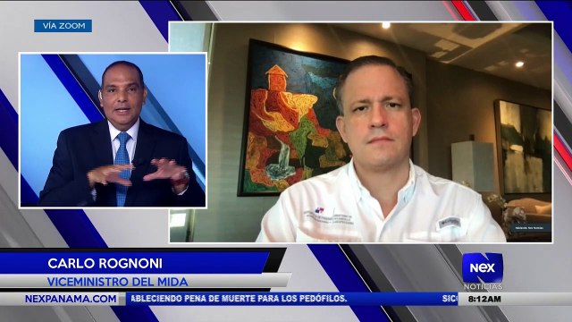 Entrevista a Carlo Rognoni, Viceministro del MIDA - Nex Noticias