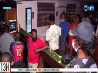RTG/ Covid-19- Patrouille nocturne de la brigade mixte