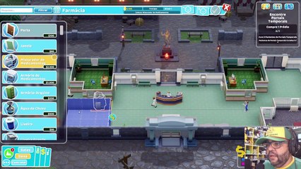 Jogando a nova DLC de Two Point Hospital - Costura Temporal