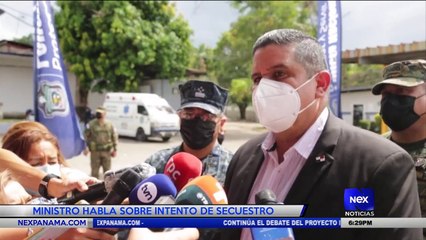 Ministro Habla sobre intento de secuestro - Nex Noticias