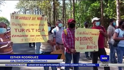 Protestan por mal estado de la calle - Nex Noticias
