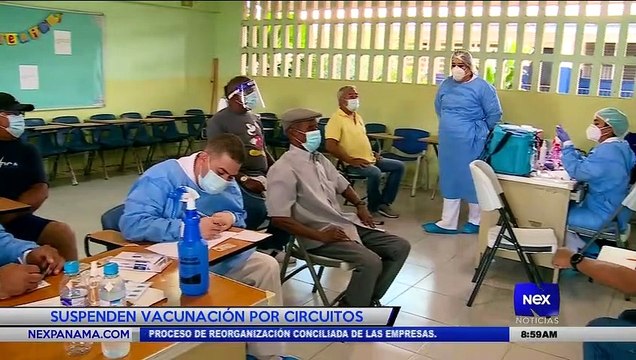 Suspenden vacunación por circuitos - Nex Noticias